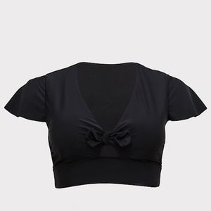 Torrid Tie Front Swim Top